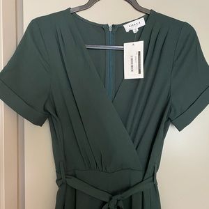 Hunter green short sleeve jumper BRAND NEW